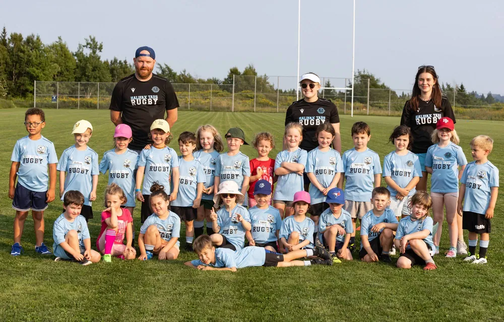 The Tars minis squad with their coaches