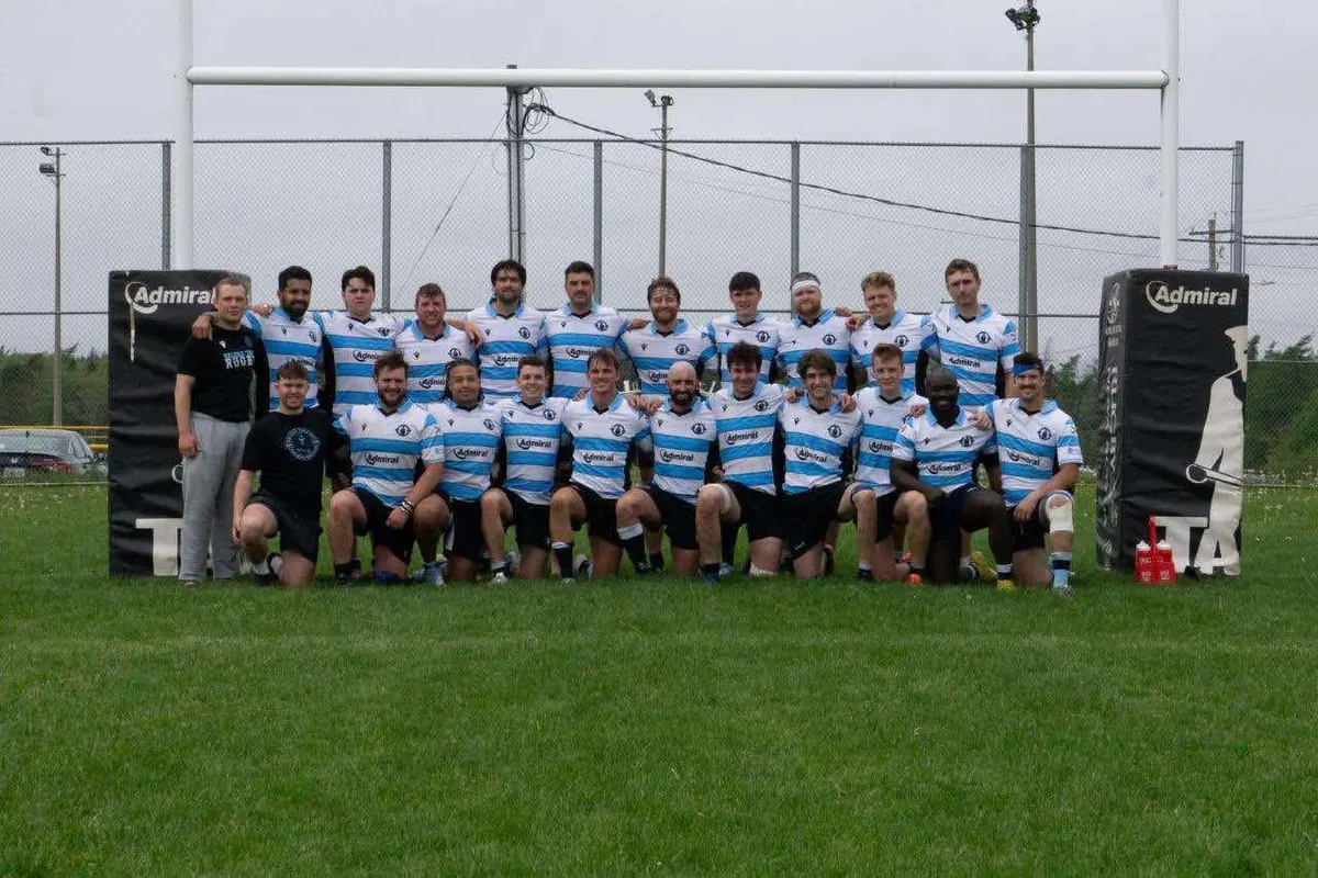 A Halifax Tars senior squad before kick off
